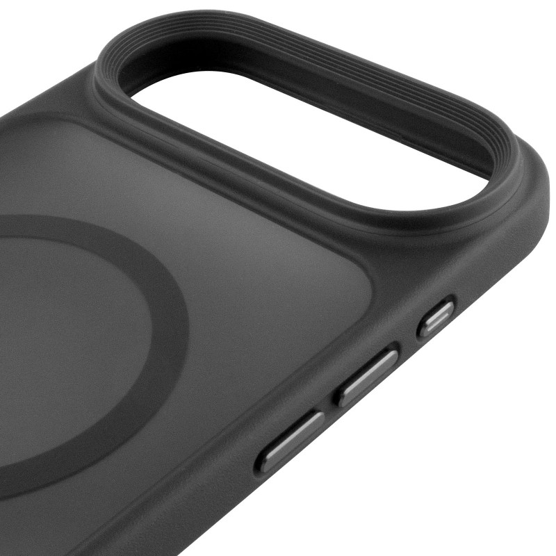 TPU+PC чехол Metal Buttons with Magnetic Safe для Apple iPhone 17 Air (6.5") (Черный / Black) в магазине vchehle.ua