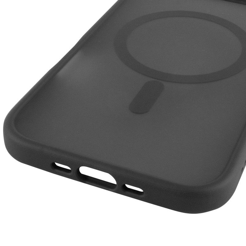 Купить TPU+PC чехол Metal Buttons with Magnetic Safe для Apple iPhone 17 Air (6.5") (Черный / Black) на vchehle.ua