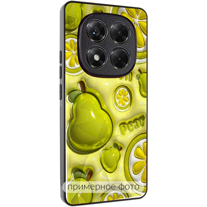TPU+PC чехол Prisma Fluffie для Xiaomi Redmi Note 14 4G (Int. version) (Lemon)