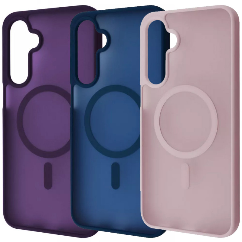 TPU+PC чехол WAVE Matte Color Case with Magnetic Ring для Samsung Galaxy S25 FE