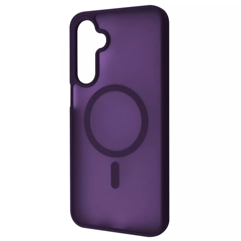 TPU+PC чехол WAVE Matte Color Case with Magnetic Ring для Samsung Galaxy S25 FE (Deep Purple)