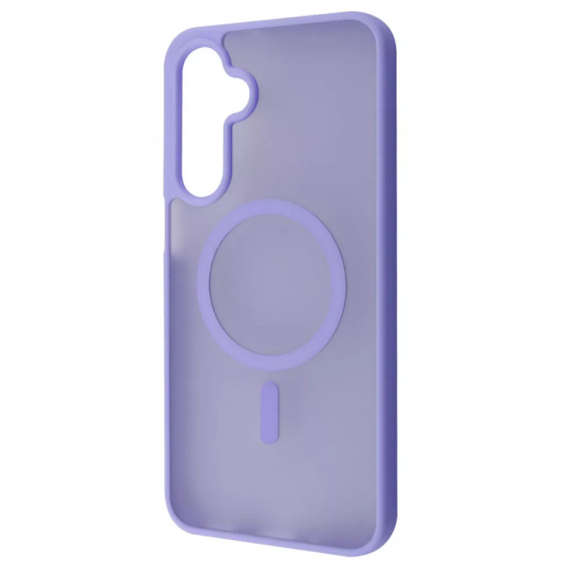 TPU+PC чехол WAVE Matte Color Case with Magnetic Ring для Samsung Galaxy S25 FE (Light Purple)