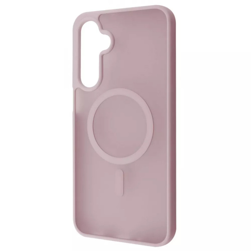 TPU+PC чехол WAVE Matte Color Case with Magnetic Ring для Samsung Galaxy S25 FE (Pink Sand)