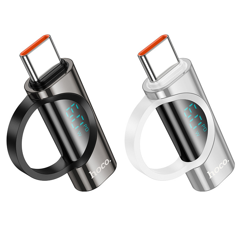 Уцінка Перехідник Hoco UA32A Type-C male to Lightning female display adapter