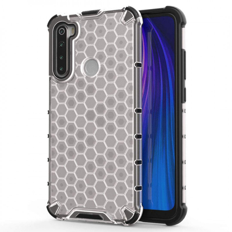 Ударопрочный чехол Honeycomb для Xiaomi Redmi Note 8T (Прозрачный)