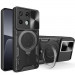 Ударопрочный чехол Bracket case with Magnetic для Xiaomi Redmi Note 13 5G (Black)