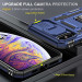 Удароміцний чохол Camshield Army Ring на Apple iPhone X / XS (5.8") (Синій / Navy) в магазині vchehle.ua