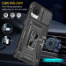 Фото Ударопрочный чехол Camshield Army Ring для Samsung Galaxy M53 5G (Черный / Black) на vchehle.ua