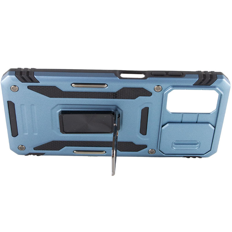Купити Удароміцний чохол Camshield Army Ring на Xiaomi Poco F5 / Note 12 Turbo (Блакитний / Light Blue) на vchehle.ua