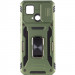 Ударопрочный чехол Camshield Army Ring для Xiaomi Redmi 10C (Оливковый / Army Green) в магазине vchehle.ua