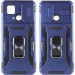 Ударопрочный чехол Camshield Army Ring для Xiaomi Redmi 10C (Синий / Navy)