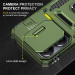 Удароміцний чохол Camshield Army Ring на Xiaomi Redmi Note 13 Pro 4G / 14s / Poco M6 Pro 4G (Оливковий / Army Green) в магазині vchehle.ua