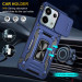 Ударопрочный чехол Camshield Army Ring для Xiaomi Redmi Note 13 Pro 4G / 14s / Poco M6 Pro 4G (Синий / Navy) в магазине vchehle.ua