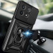 Фото Ударопрочный чехол Camshield Serge Ring для Xiaomi Poco X6 Pro (Черный) на vchehle.ua