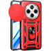 Ударопрочный чехол Camshield Serge Ring для Xiaomi Redmi 14C / A4 / Poco C75 / M7 5G (Красный)