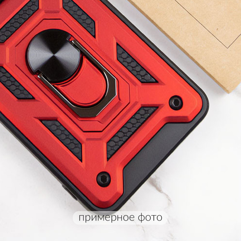 Купити Ударостійкий чохол Camshield Serge Ring на Xiaomi Redmi 15C (EU) (Червоний) на vchehle.ua