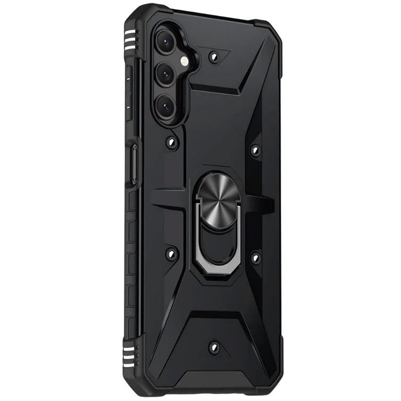 Фото Ударостійкий чохол Pathfinder Ring на Samsung Galaxy A14 4G/5G (Чорний / Black) на vchehle.ua