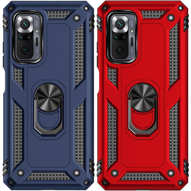 Ударопрочный чехол Serge Ring for Magnet для Xiaomi Redmi Note 10 Pro / 10 Pro Max