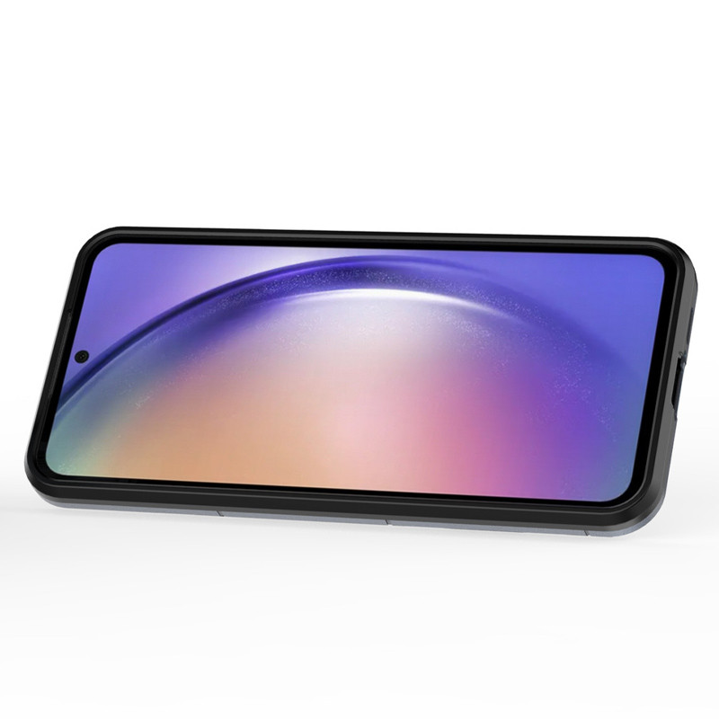 Ударопрочный чехол Transformer Ring for Magnet для Samsung Galaxy A55 (Серый / Metal slate) в магазине vchehle.ua