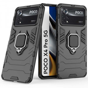 Ударостійкий чохол Transformer Ring for Magnet на Xiaomi Poco X4 Pro 5G