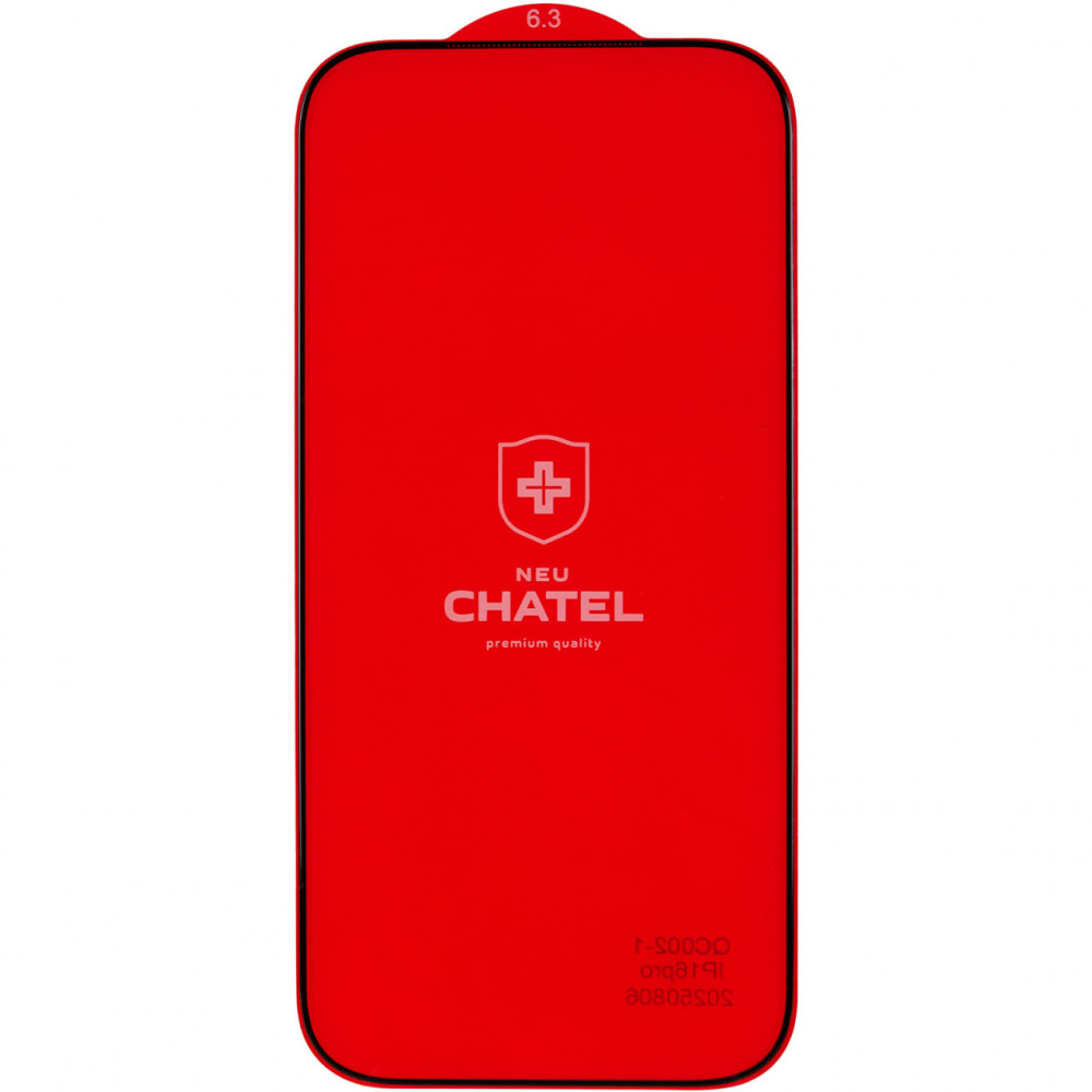 Фото Защитное 3D стекло NEU Chatel Crystal для Apple iPhone 15 Pro (6.1") (Черный) в магазине vchehle.ua