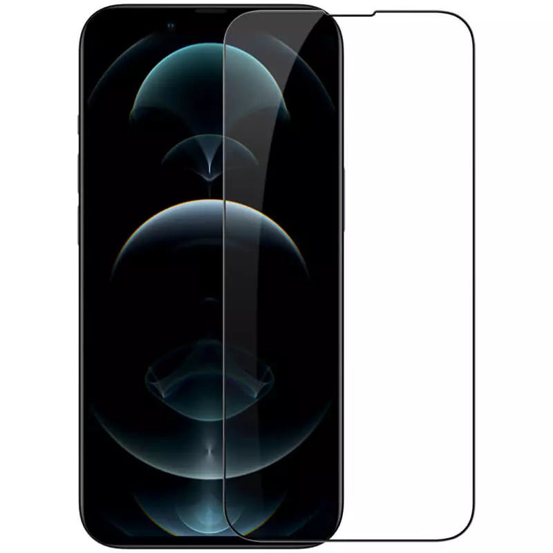 Фото Защитное стекло Nillkin (CP+PRO) для Apple iPhone 13 / 13 Pro / 14 / 16e / 17e (6.1") (Черный) на vchehle.ua