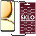 Защитное стекло SKLO 3D для Realme C53 / C51 / C61 4G / C63 4G / Note 50 / 60 / 60x / 70 / 70T (Черный)