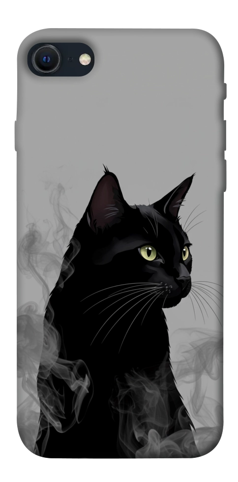 Чехол Smoke cat для iPhone SE (2022)