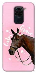 Чехол Horse with flower для Xiaomi Redmi Note 9