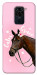 Чохол Horse with flower для Xiaomi Redmi 10X