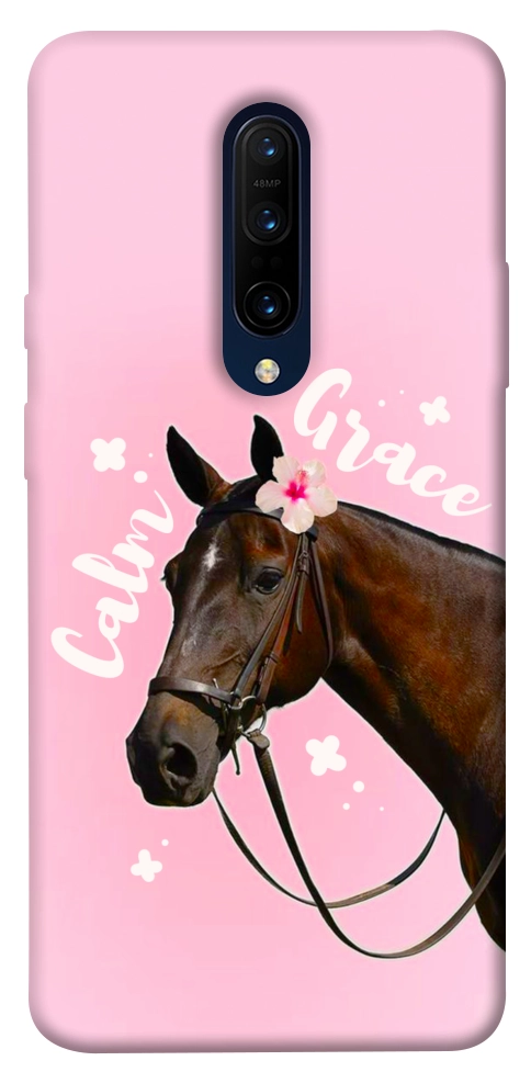 Чохол Horse with flower для OnePlus 7 Pro