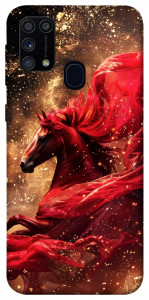 Чехол Red sparkles Horse для Galaxy M31 (2020)