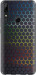 Чехол для Huawei P Smart Z Переливающиеся соты (Черный)