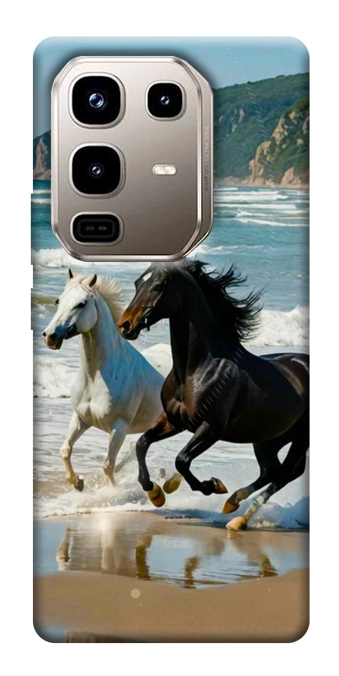 Чехол Beach Horses для Infinix Note 50 Pro 4G