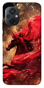 Чехол Red sparkles Horse для Xiaomi Poco M5