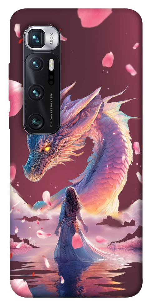 Чехол Girl and dragon для Xiaomi Mi 10 Ultra