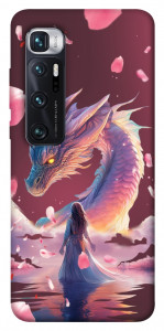 Чехол Girl and dragon для Xiaomi Mi 10 Ultra