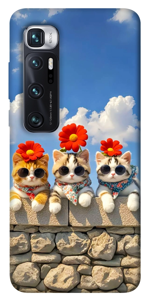 Чехол Flower cats для Xiaomi Mi 10 Ultra