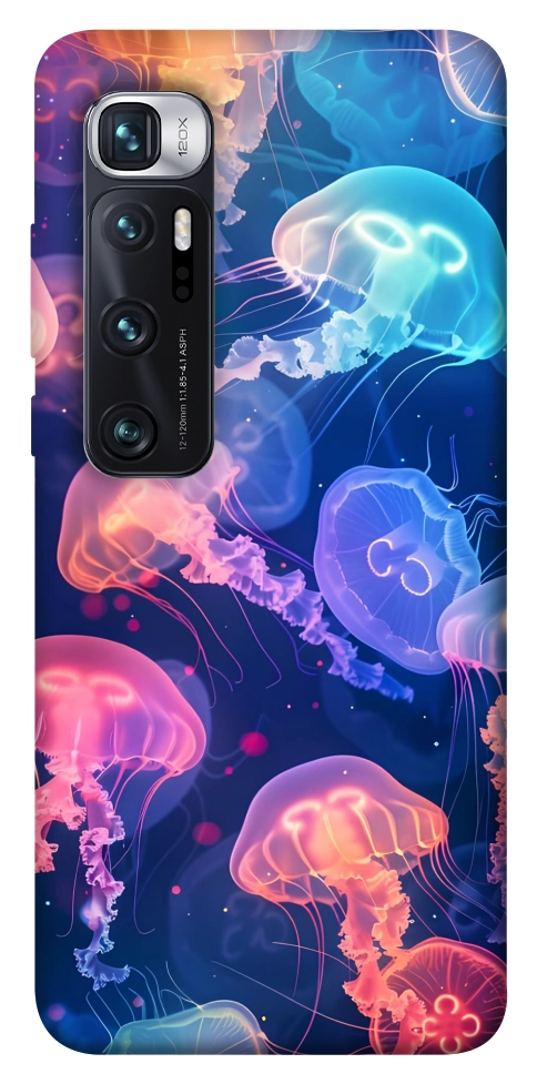 Чехол Neon jellyfishes для Xiaomi Mi 10 Ultra