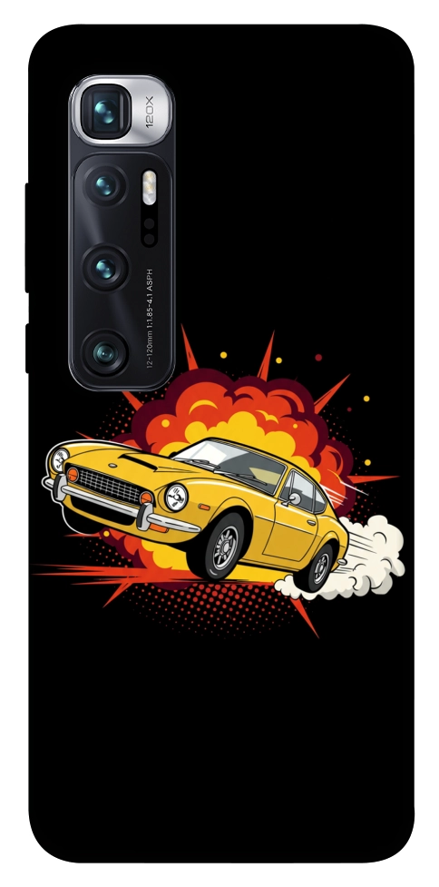 Чехол Retro comics car black для Xiaomi Mi 10 Ultra