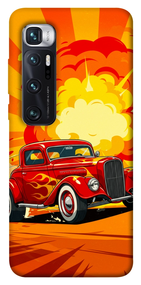Чехол Retro comics car для Xiaomi Mi 10 Ultra