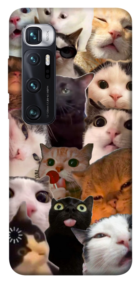 Чехол Сats сollage для Xiaomi Mi 10 Ultra
