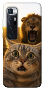 Чохол Shocked cat and lion для Xiaomi Mi 10 Ultra