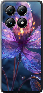 Чехол для Xiaomi 14T Pro Магический цветок (Фиолетовый)