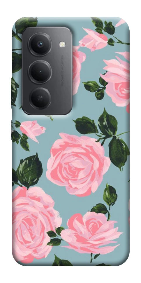 Чехол Розовый принт для Xiaomi Redmi 15 (Global)