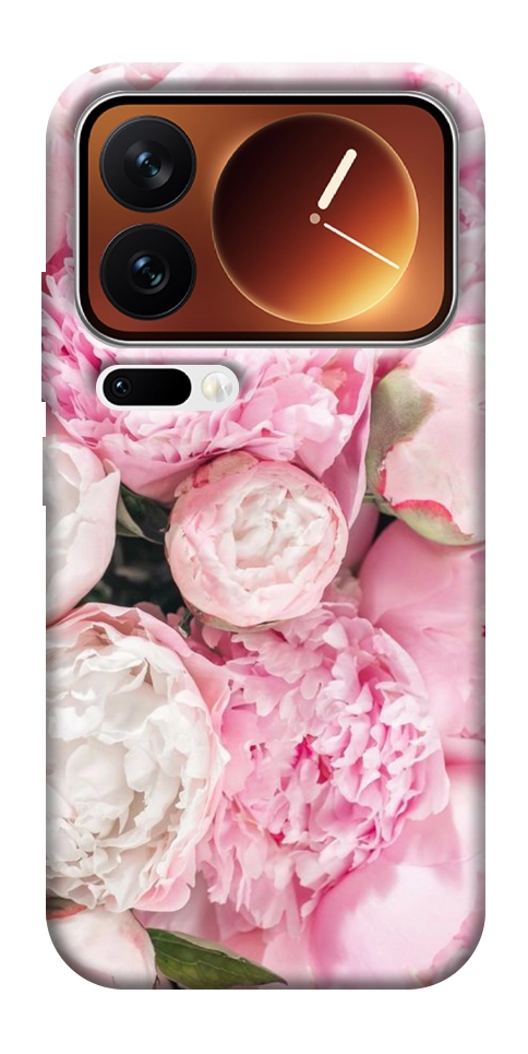 Чехол Pink peonies для Xiaomi 17 Pro Max