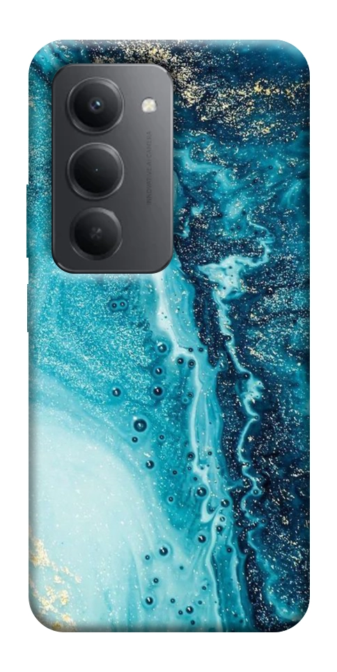 Чехол Голубая краска для Xiaomi Redmi 15 (Global)