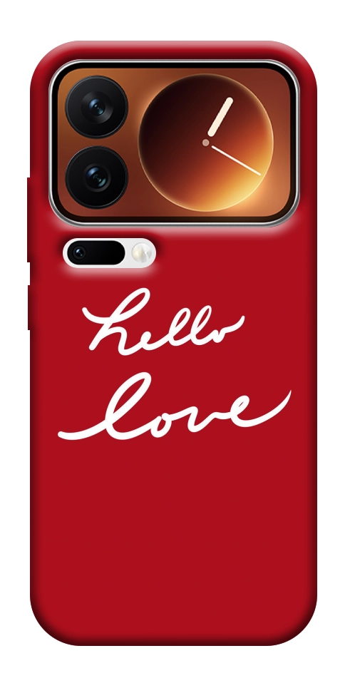 Чехол Hello love для Xiaomi 17 Pro Max
