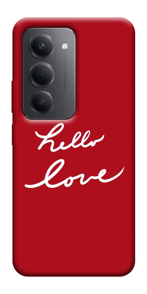 Чехол Hello love для Xiaomi Redmi 15 (Global)