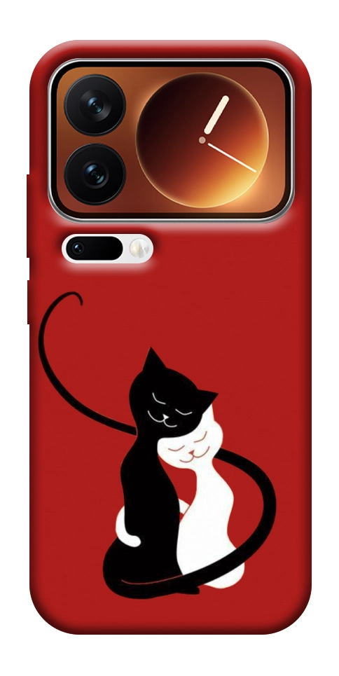 Чехол Влюбленные коты для Xiaomi 17 Pro Max